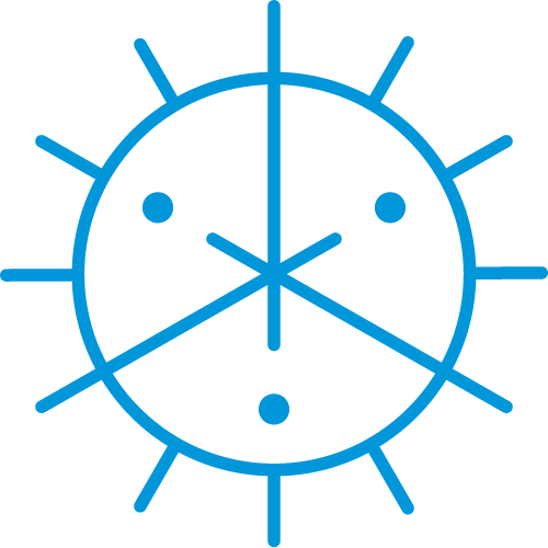 The crest of Syntheticism, as created by Calyo Delphi. Rendered as PNG from original SVG. 